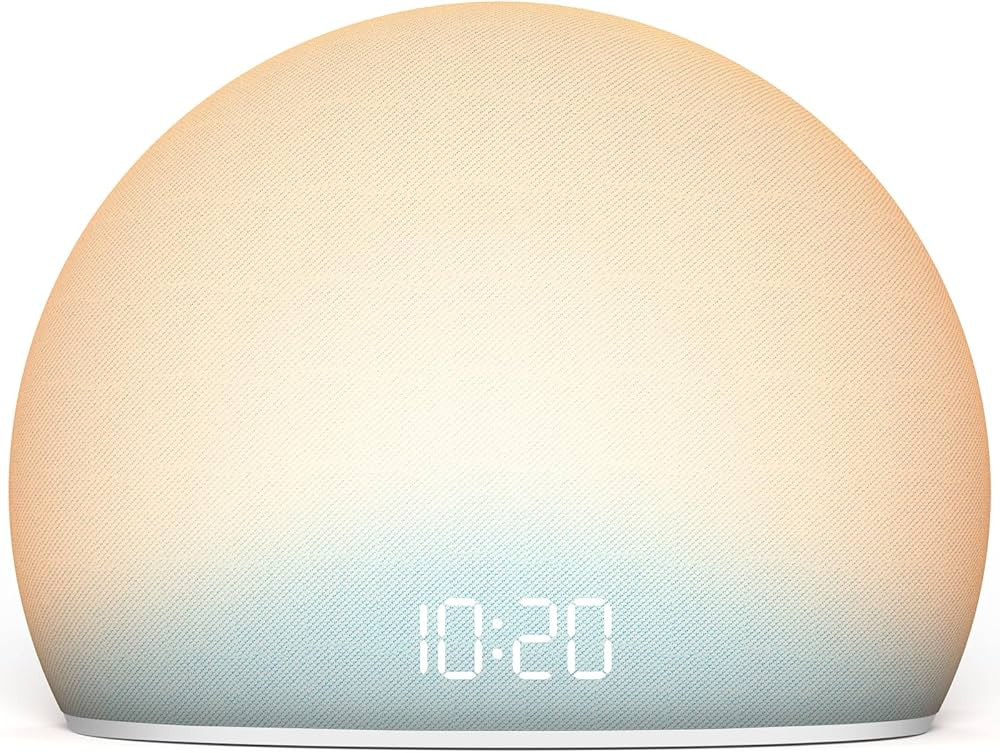HOUSBAY Sunrise Alarm Clock, White Noise Sound Machine for Bedroom | Natural Wake-Up Light with G... | Amazon (US)