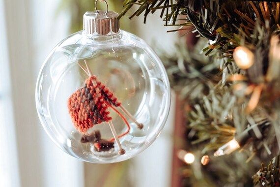 Knitting Ornament, Christmas Ornament, Knit Gift, Fall Ornament, Holiday Decor, Knitter Gift, Chr... | Etsy (US)