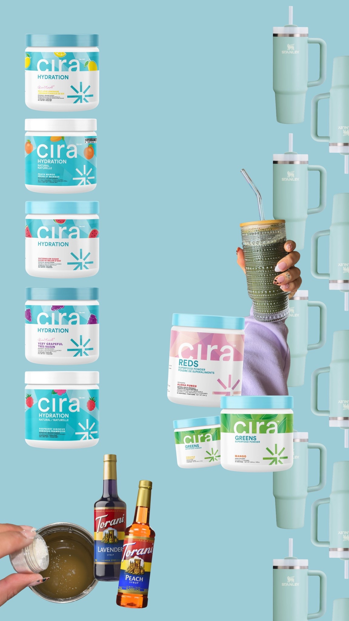 essentials from the hydration creation station