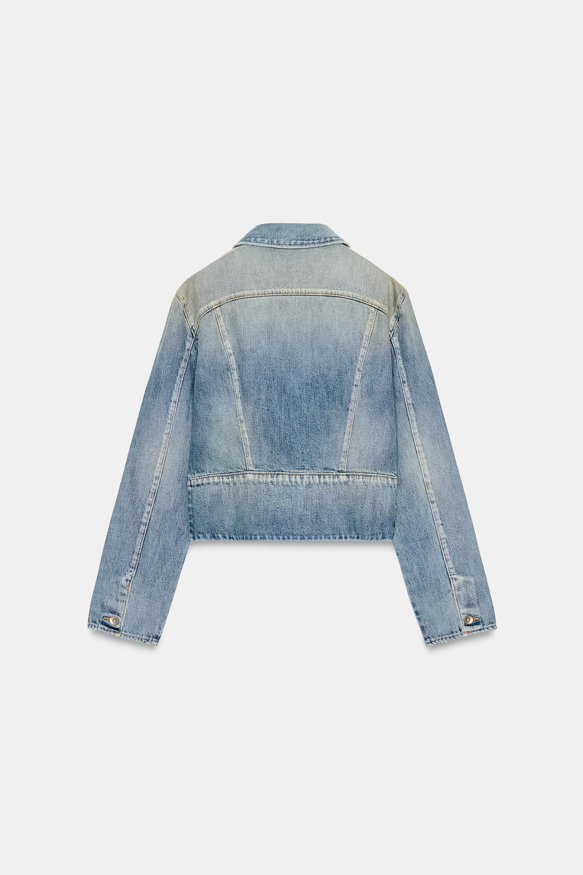 TRF ZIP-UP DENIM JACKET | Zara US