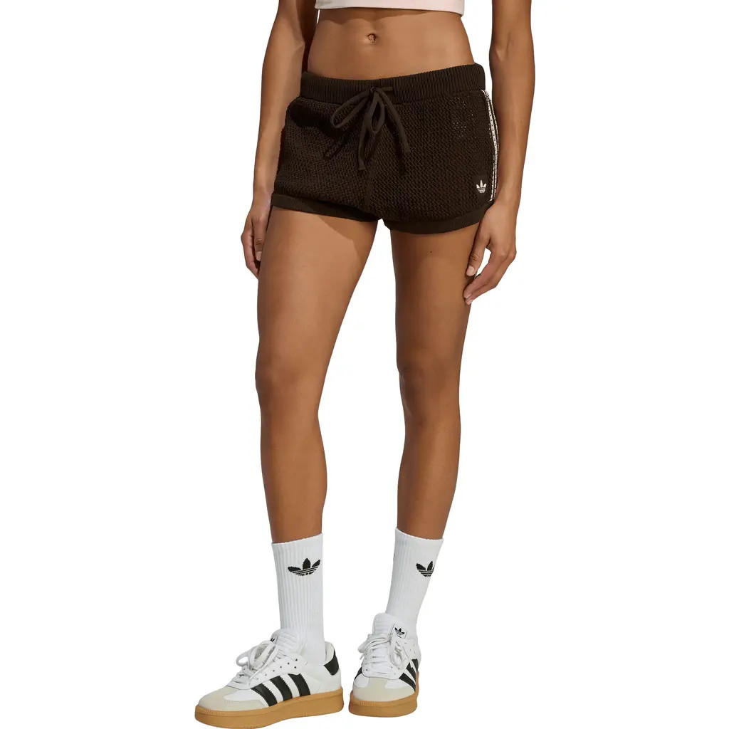 adidas Open Knit Shorts in Aurora Coffee / at Nordstrom, Size Medium | Nordstrom