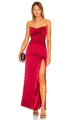 NBD Alessi Gown in Burgundy from Revolve.com | Revolve Clothing (Global)