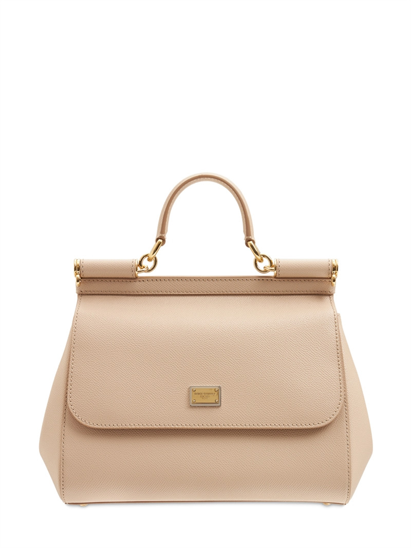 Bolso mediano Sicily de piel Dauphine | Luisaviaroma