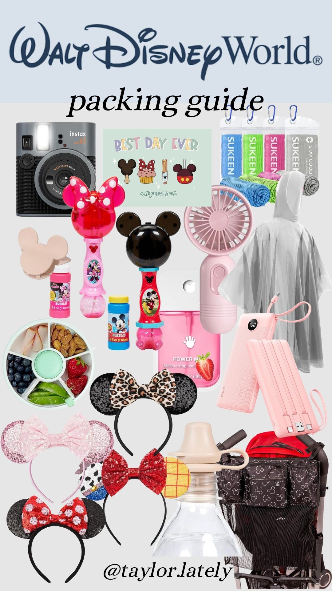 some Disney essentials we won’t be leaving at home when we go to Disney World over spring break!!! 

#LTKmomlife #LTKTravel #LTKdayinmylife