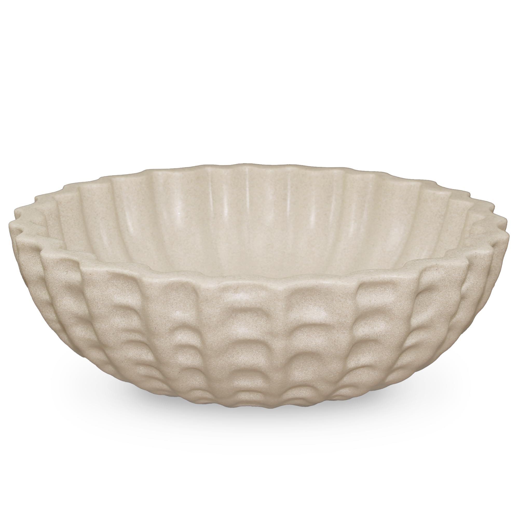 Modern Decorative Bowl, Sculptural Resin Display Bowl for Home Decor, Large Centerpiece for Kitch... | Amazon (US)