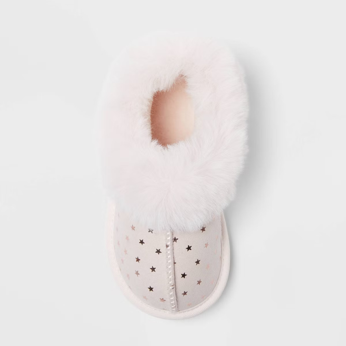 Toddler Piper Faux Fur Cuff Scuff Slippers - Cat & Jack™ | Target