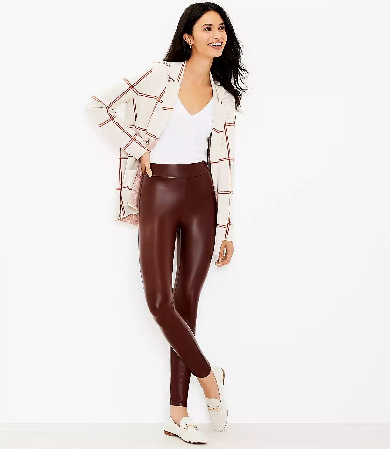 Faux Leather Leggings | LOFT