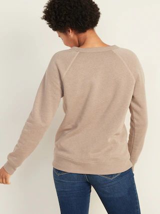 Relaxed Crew-Neck Sweatshirt for Women | Old Navy (US)