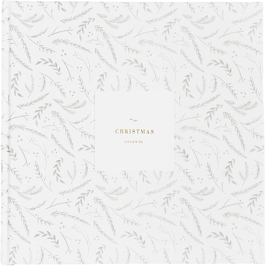 Promptly Journals, Our Christmas Memories: A Family Traditions Keepsake (Pine Boughs, White, Line... | Amazon (US)