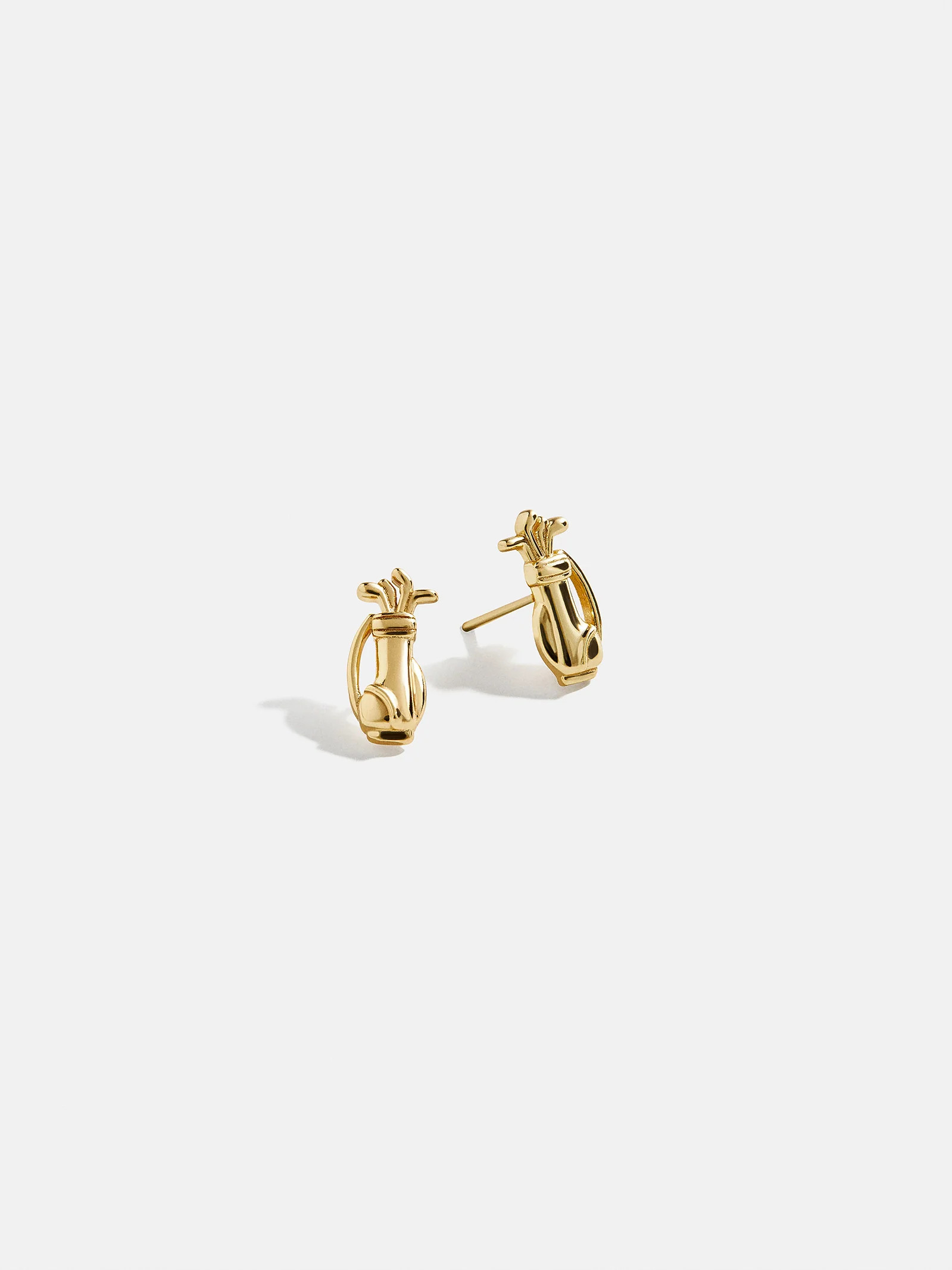 18K Gold Sports Delicate Stud - Golf | BaubleBar
