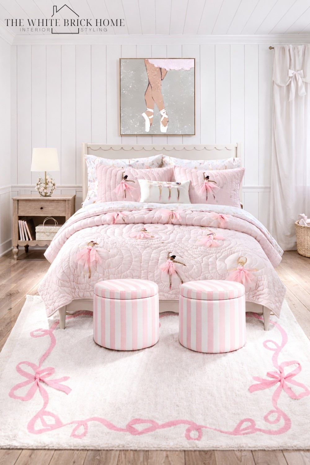 An adorable bedroom design for the little dancer in your family! 
❤️❤️
Girls room, girls bedroom, pink bedroom, pink room, girls room bedding, girls room rug, girls room decor, girls room ideas, girls room rug, girls room ottoman, girls room design, girls room bedding, girls room nightstand, girls room furniture, girls room wall art, wall decor, toddler girl, toddler girl bedroom, ballerina bedroom, dancer bedroom, girls room curtain, curtains, pottery barn, pottery barn kids, pottery barn girls room 


#LTKHome #LTKKids #LTKSaleAlert