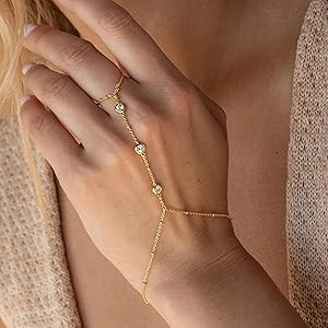 Gold Bracelets for Women,Dainty Bracelets Set for Women Trendy, Gold Bracelets Stack With Beaded,... | Amazon (US)