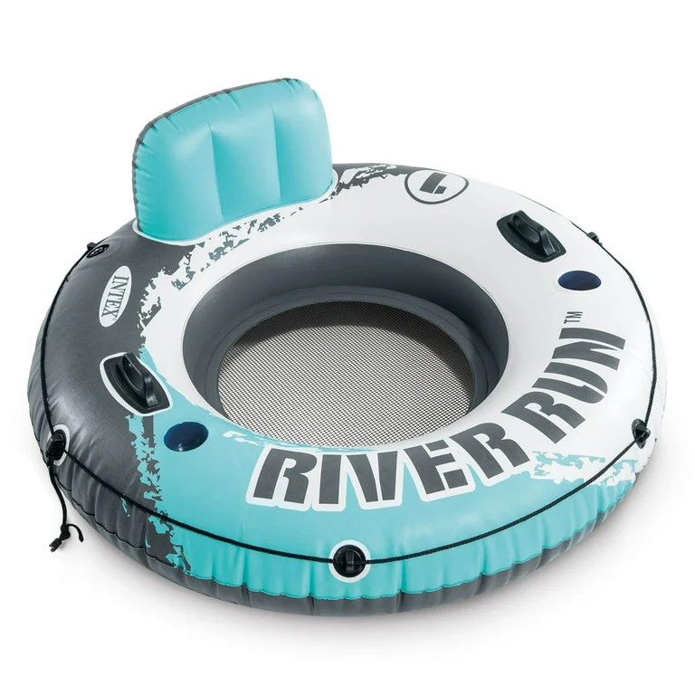 Intex River Run Inflatable Lake Floating Water Tube Lounger, Color Varies | Walmart (US)
