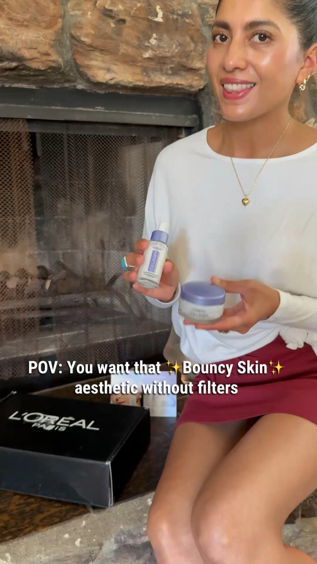 Bouncy, hydrated, glowing skin ✨ My current skincare obsession is the L’Oréal Paris Collagen Routine for that smooth, plump “bouncy skin” look. The Bounce Serum feels lightweight + milky while giving instant hydration and radiance, and the moisturizer seals everything in without feeling greasy 🤍 Such an easy everyday glow routine.

L’Oréal Paris collagen routine, bouncy skin aesthetic, collagen skincare, collagen serum, hydrating skincare routine, glowing skin products, plump skin routine, anti aging moisturizer, facial moisturizer for dry skin, radiant skin routine, smooth supple skin, glass skin products, lightweight serum, skincare for fine lines, everyday skincare routine, dewy skin products, hydrated glowing skin, beauty favorites, drugstore skincare, collagen moisture filler bounce serum

#LTKmorningroutine #LTKmomlife #LTKBeauty