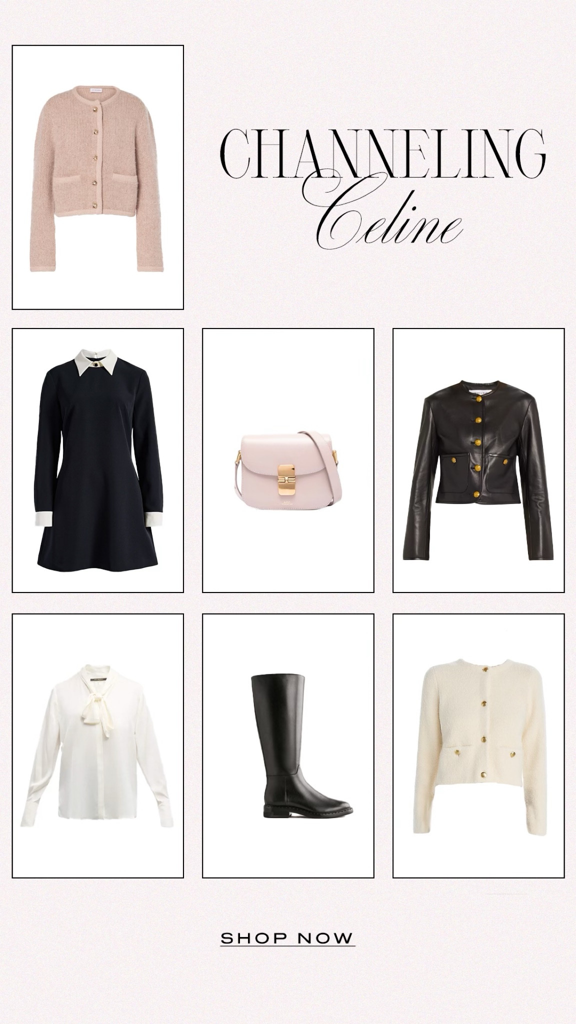 So many good fall finds that are channeling Celine! 