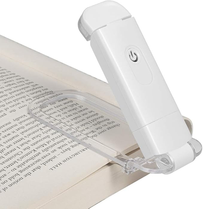 DEWENWILS USB Rechargeable Book Reading Light, Warm White, Brightness Adjustable for Eye-Protecti... | Amazon (US)