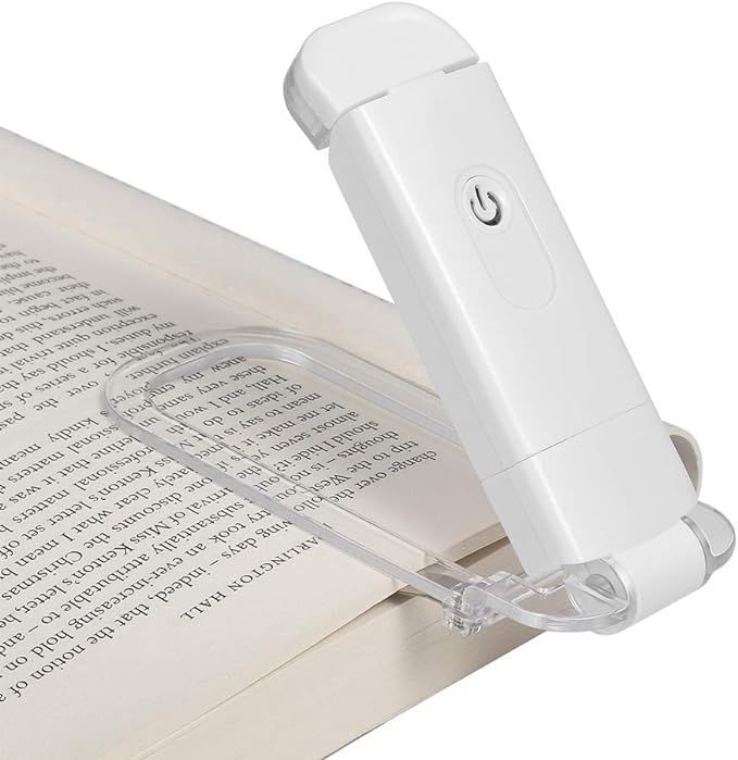 DEWENWILS USB Rechargeable Book Reading Light, Warm White, Brightness Adjustable for Eye-Protecti... | Amazon (US)