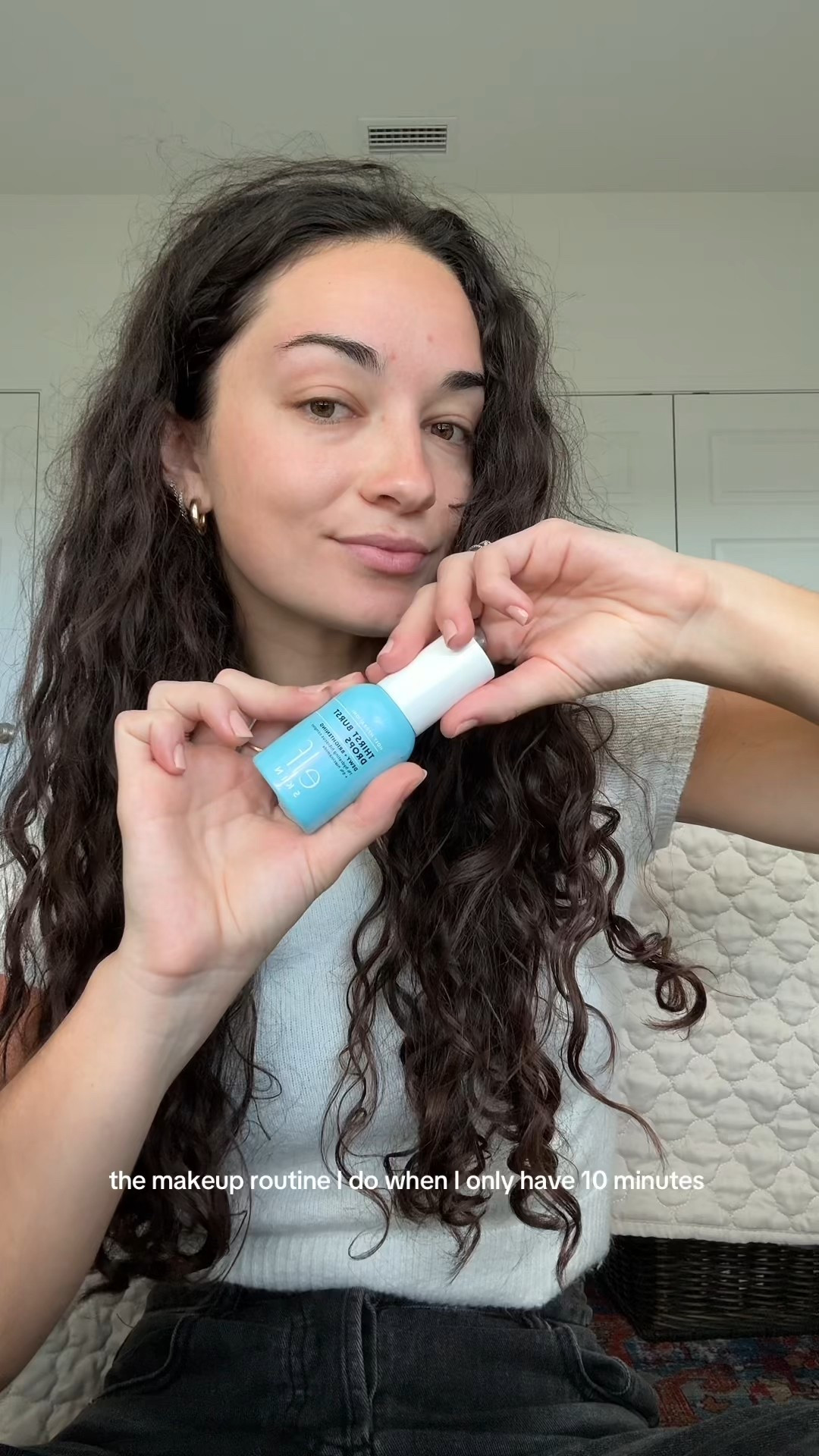 doing a full face after a day at the beach feels illegal which is why I loveee this mostly cream product routine for quick & lightweight makeup that takes 10 minutes but looks like it took longer 💖