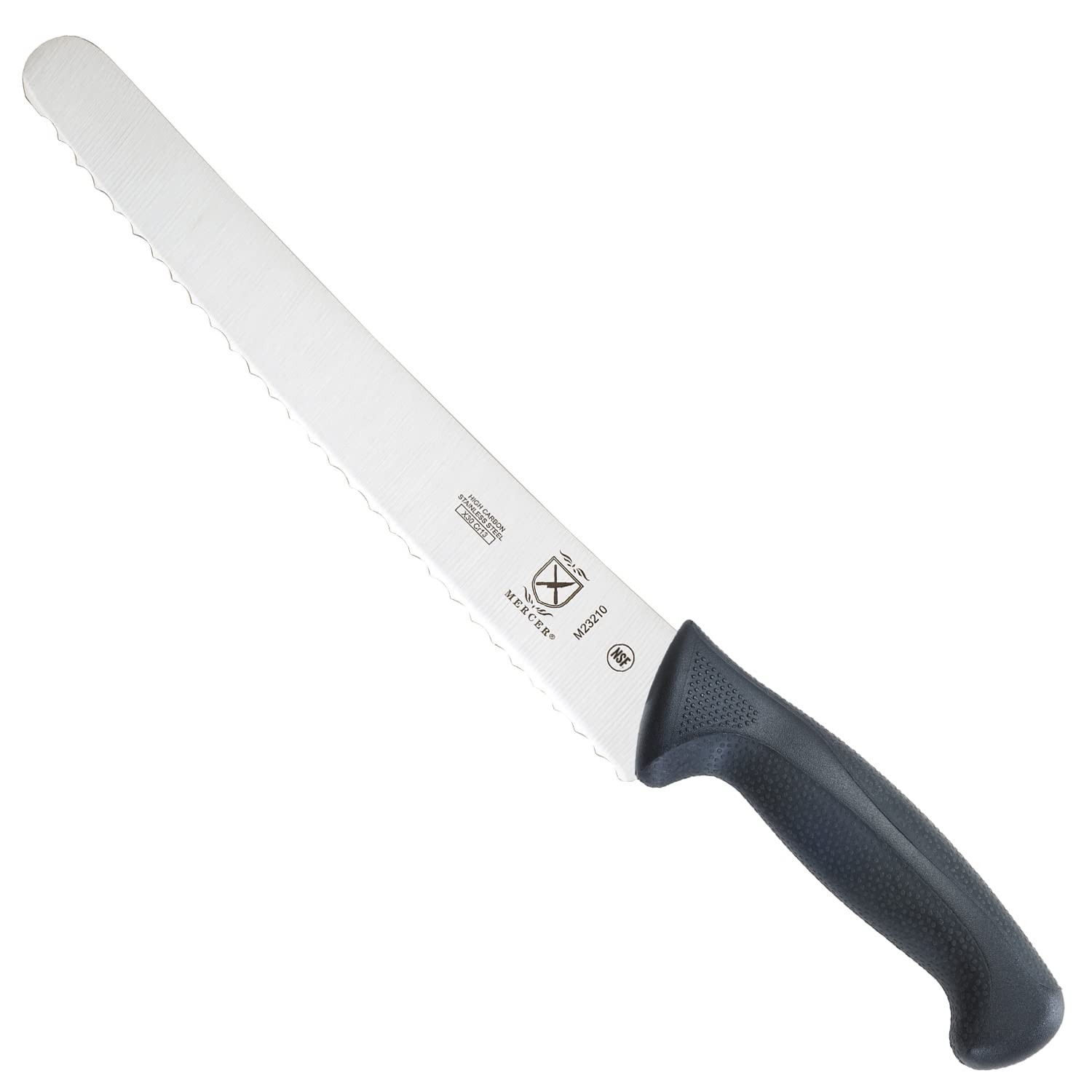Mercer Culinary M23210 Millennia Black Handle, 10-Inch Wide Wavy Edge, Bread Knife | Amazon (US)