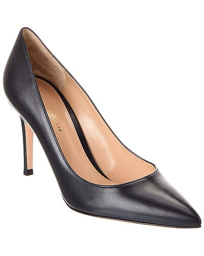 Gianvito 85 Leather Pump | Gilt & Gilt City