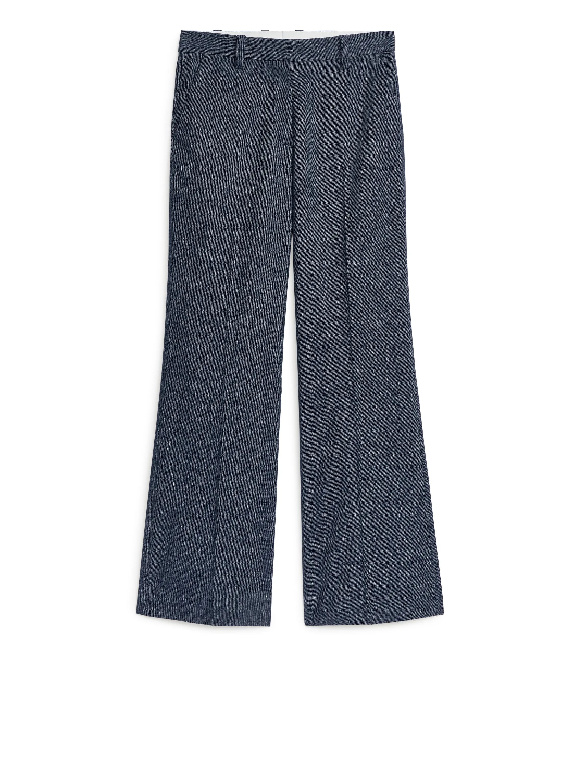 Flared Linen Trousers | ARKET