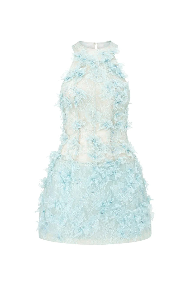 AURELIA LACE DRESS IN AQUA | 21Six | CULT MIA | CULT MIA UK LTD