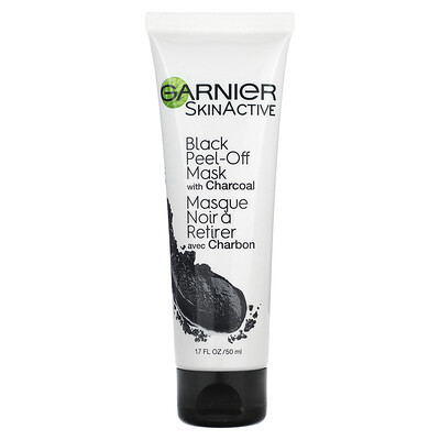 Garnier, SkinActive, Black Peel-Off Beauty Mask with Charcoal, 1.7 fl oz (50 ml) | iHerb