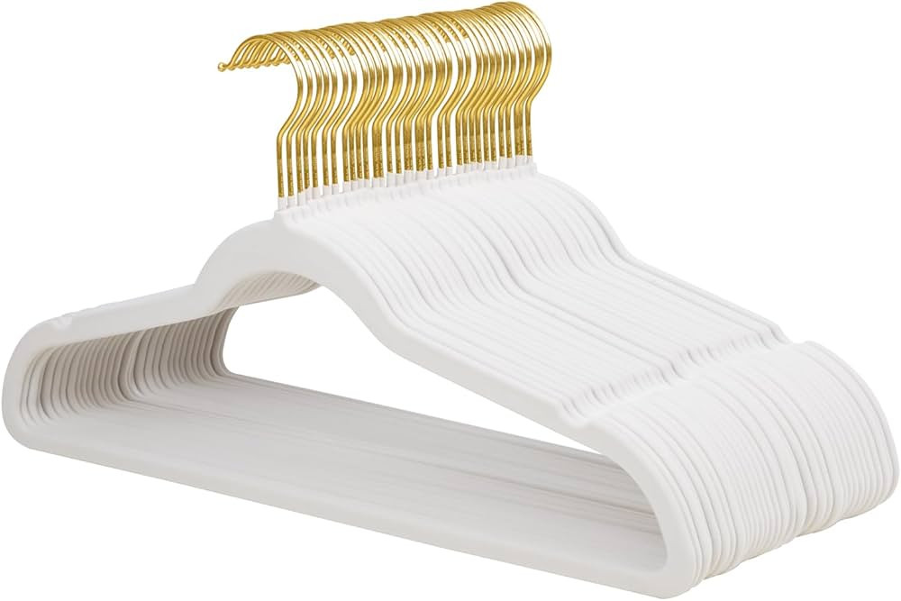 ManGotree Velvet Hangers, Coat&Suite Hangers, No-Slip Hangers, Ultra-Slim Space Saving Hangers, S... | Amazon (US)