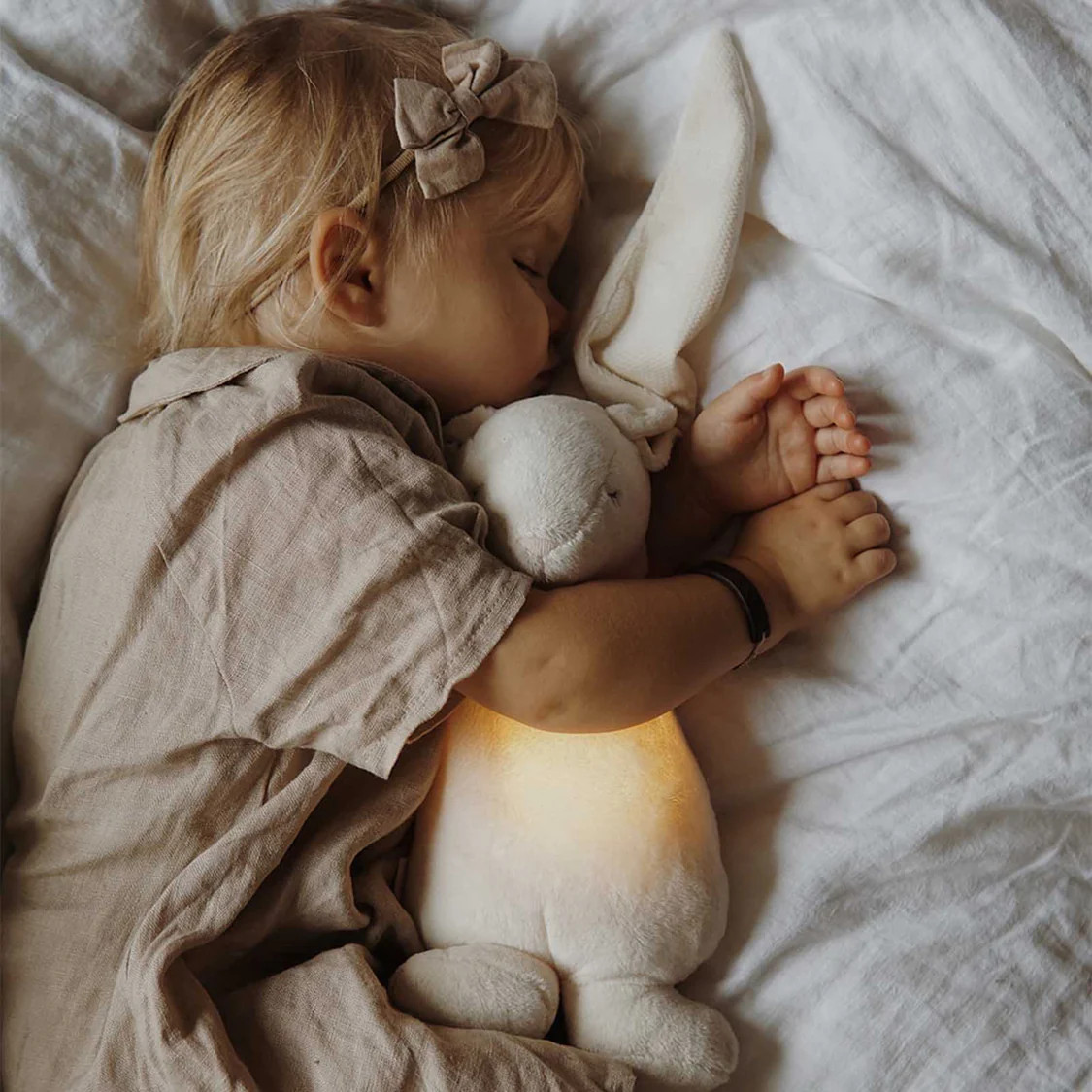 Moonie Humming Bunny Night Light | Baby Mori