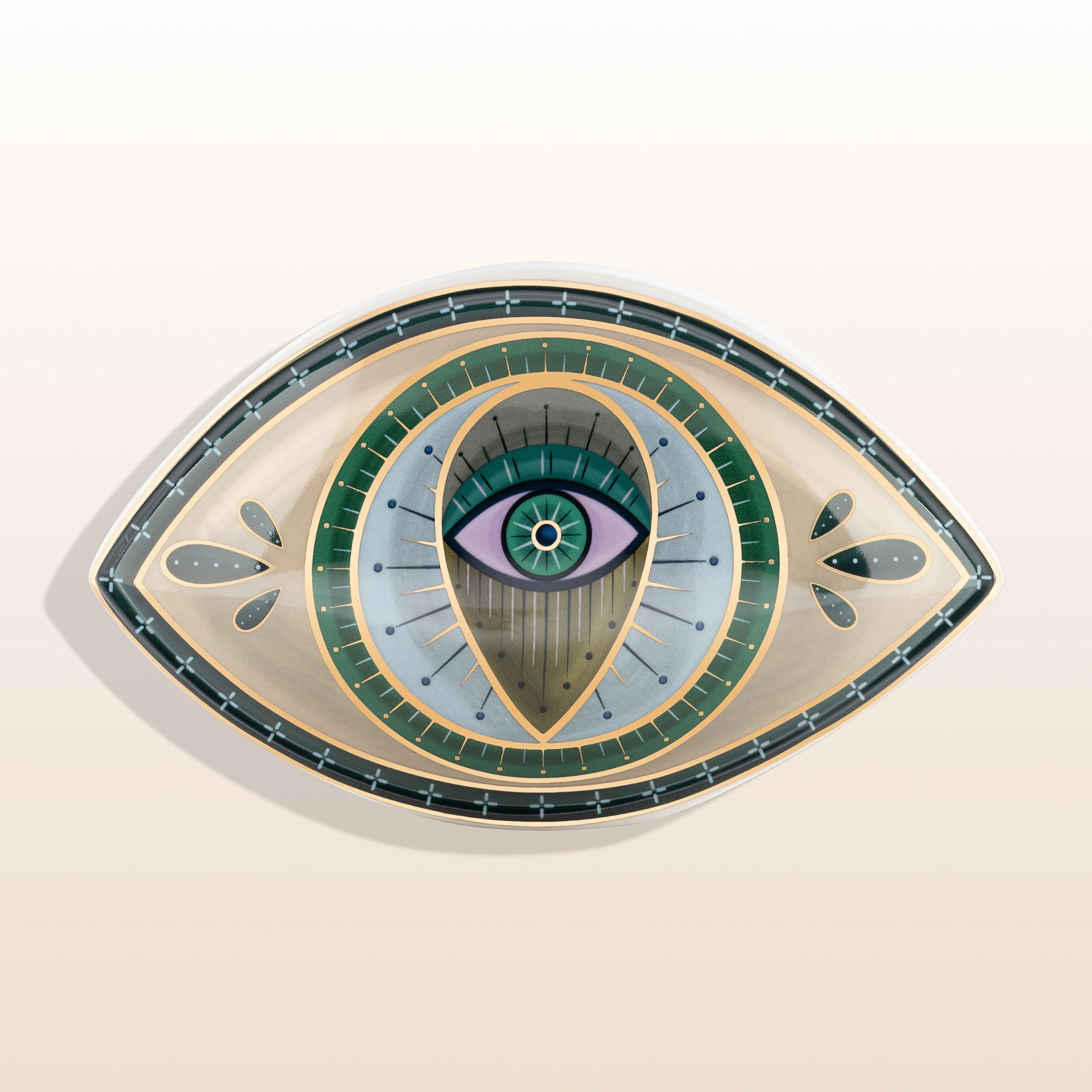 Protective Abundance - Evil Eye Ceramic Statue | Karma and Luck