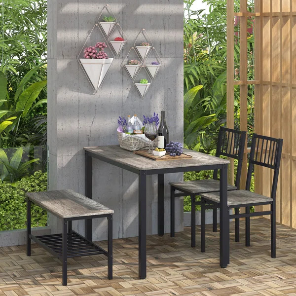 Kennett 4 - Piece Dining Set | Wayfair North America