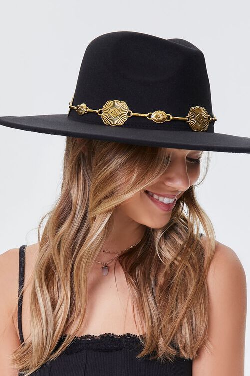 Engraved Chain-Trim Cowboy Hat | Forever 21 | Forever 21 (US)