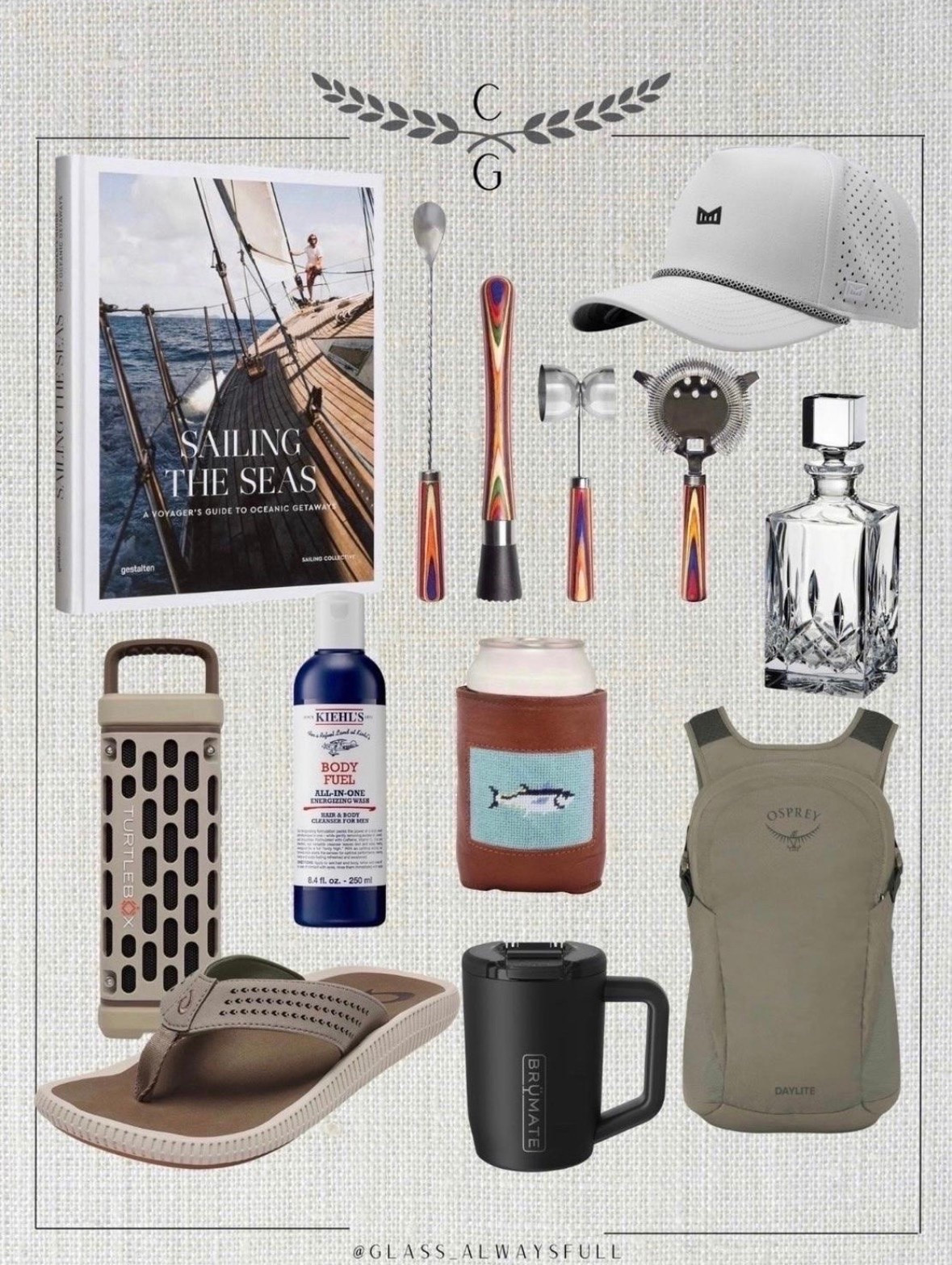 Men’s gifts, gifts for him, turtlebox, Melin hat, bromate, olukai sandals, kiels, men’s gifts, sailing book. Glassalwaysfull

#LTKSeasonal #LTKMens #LTKHome

#LTKSeasonal #LTKMens #LTKHome