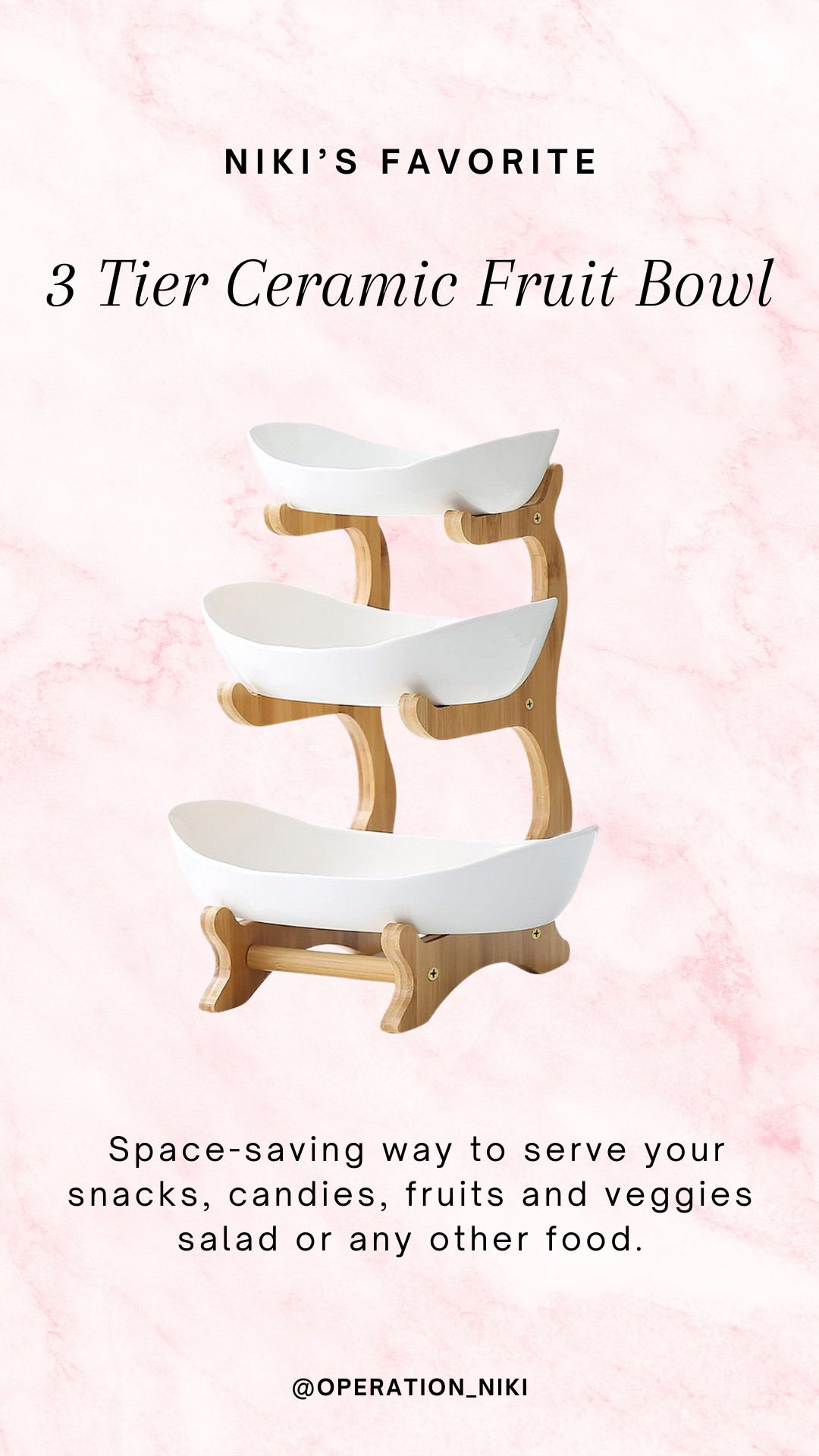 Kitchen decor meets hosting goals! ✨ This tiered tower is perfect for serving snacks, desserts, or even adding a stylish touch to your counter.

Follow for more @OPERATION_NIKI on IG, TikTok, & Facebook home essentials, beauty closet, mom bag, organized home, mom purse, cleaning must haves, cleaning tips, organization, bedroom clean, cleaning, organization, cleaning tools, house clean, odors, house spray, fall beauty, self care, wellness, flavorful, kitchen, kitchen decor, hosting

#LTKFindsUnder50 #LTKHome #LTKStyleTip