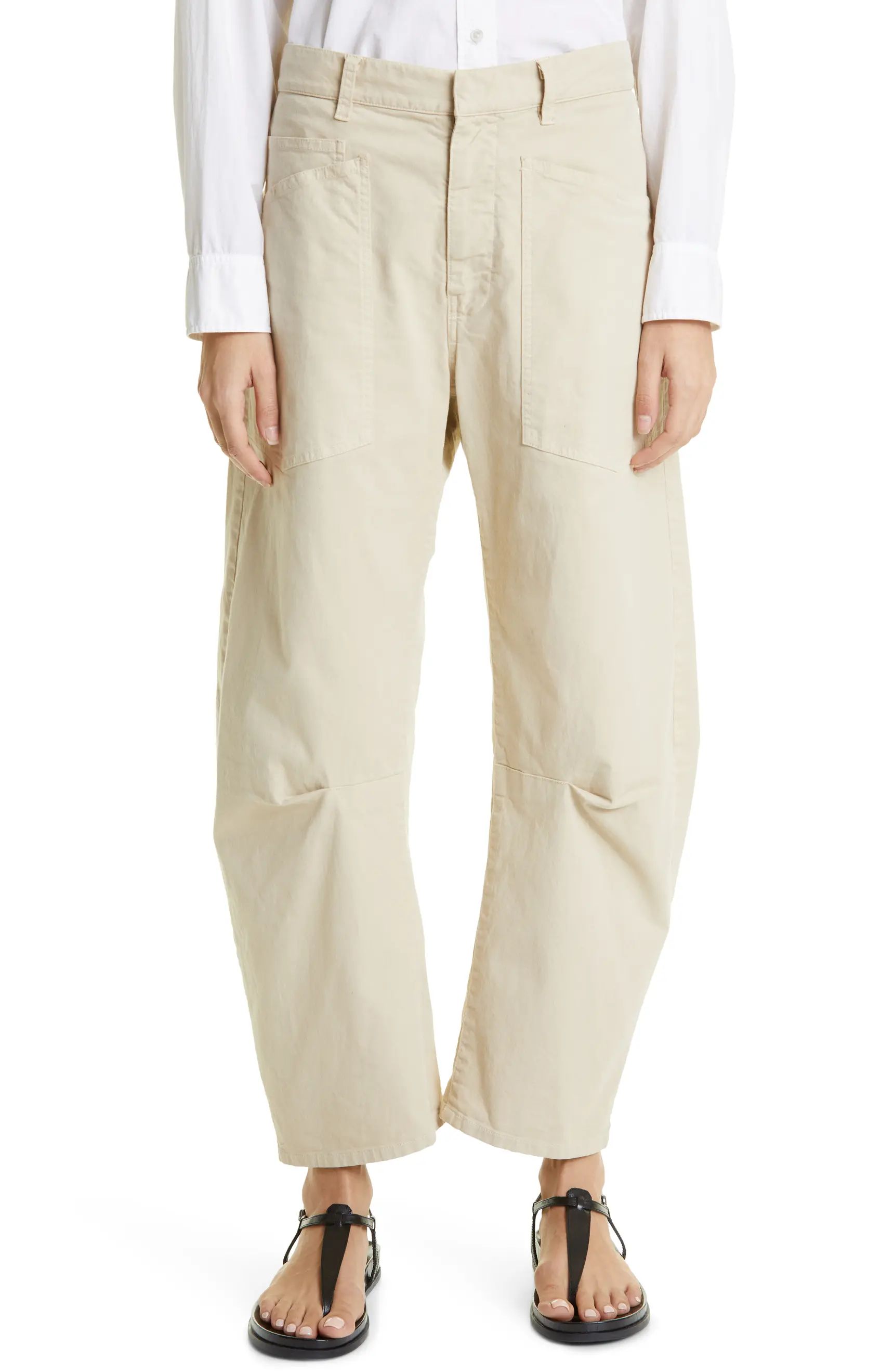 Nili Lotan Shon Stretch Cotton Pants | Nordstrom | Nordstrom