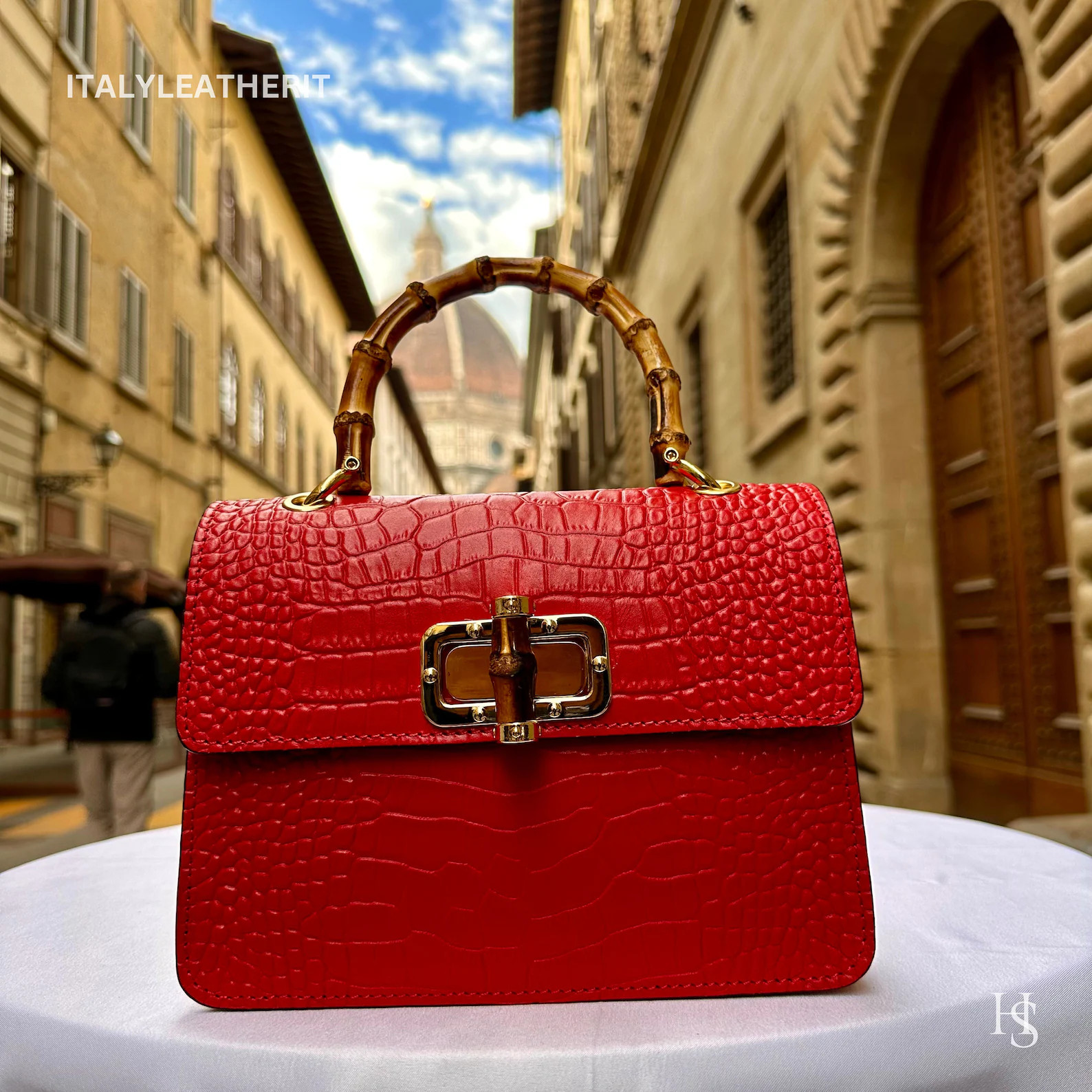 Italian Handmade Leather bag for women, Made in Italy, red leather purse | Etsy (US)