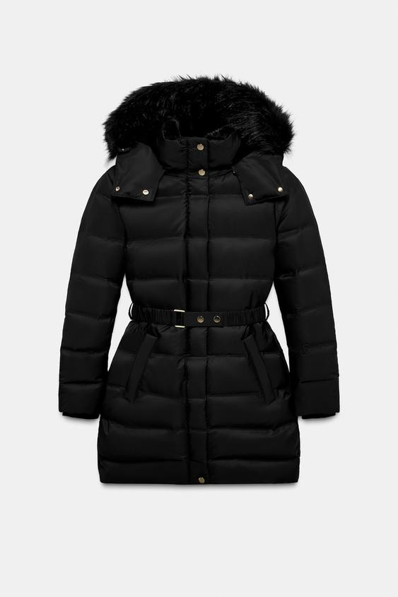 WATER REPELLENT WINDPROOF HOODED DOWN JACKET | Zara US