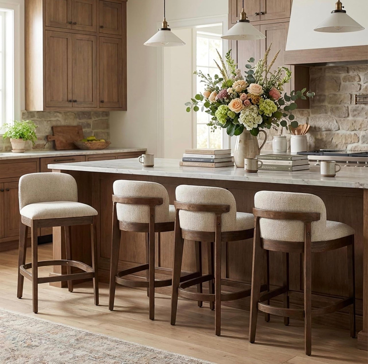 This set of four stools are so gorgeous. They are perfect for any kitchen island! There is a coupon code for them as well on Amazon! ￼￼￼

#LTKSaleAlert #LTKHome