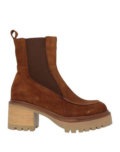 Mjus Woman Ankle boots Camel Size 11 Leather | YOOX (US)