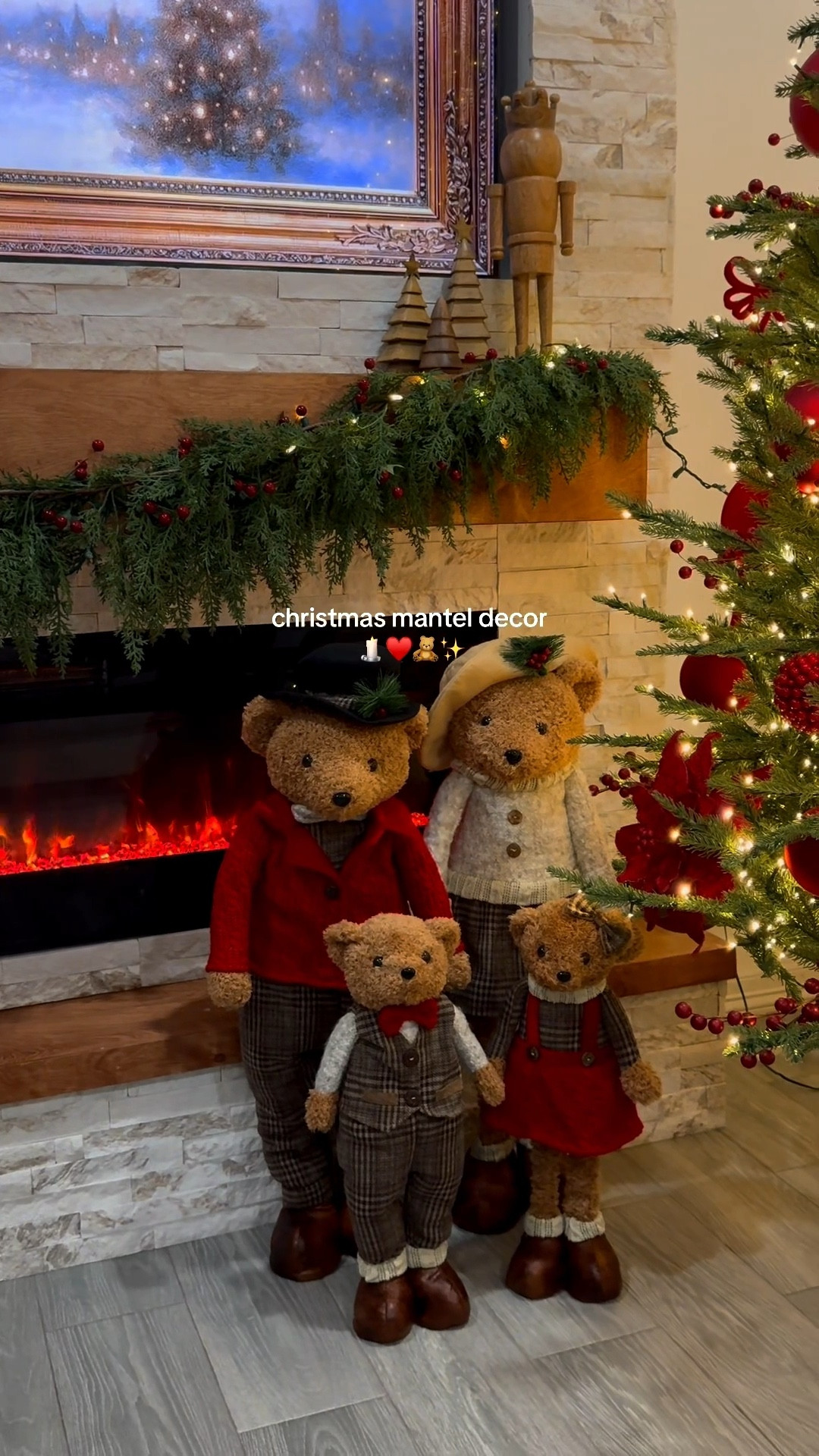 Christmas mantel decor ♥️🎄

#LTKHoliday #LTKSeasonal #LTKHome