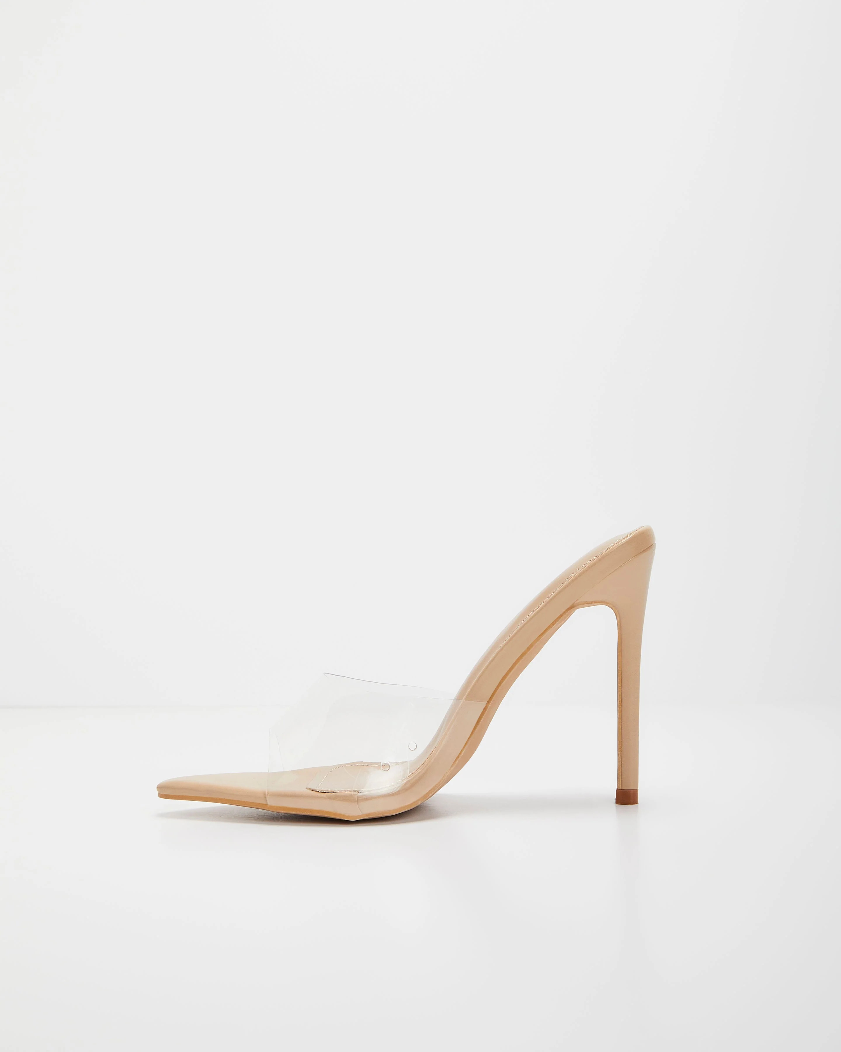 Jamelia Open Toe Clear Strap Pumps | VICI