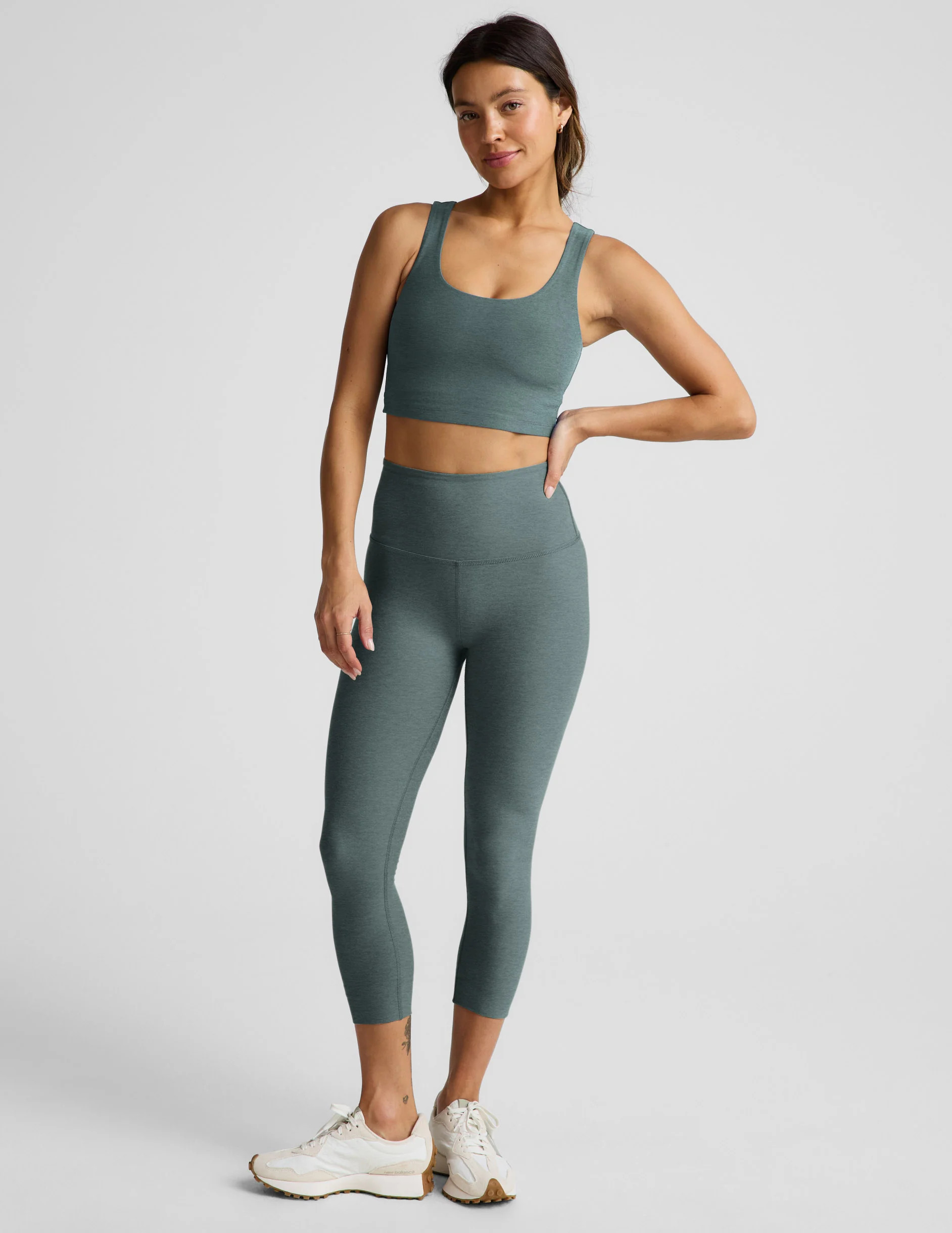 Spacedye Walk And Talk High Waisted Capri Legging | Beyond Yoga | Beyond Yoga