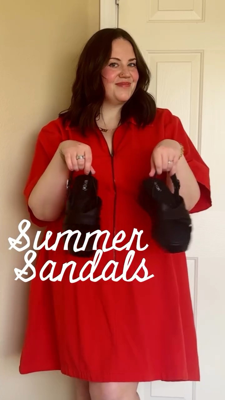 I didn’t realize how much energy I was spending trying to “break in” sandals every summer, trying my hardest to make them work until I inevitably gave up and donated them because pain is never worth the look. These sandals from @wydrstudios are ACTUALLY cute AND wide foot friendly so I don’t have to buy new shoes while I’m walking around because they are too painful to wear a minute longer (true story).