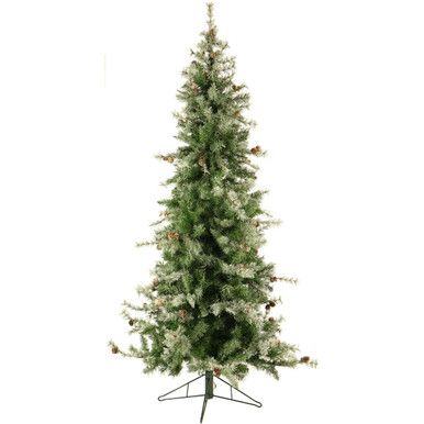 Buffalo Fir Slim Christmas Tree, Various Sizes and Lighting Options | Fraser Hill Farm