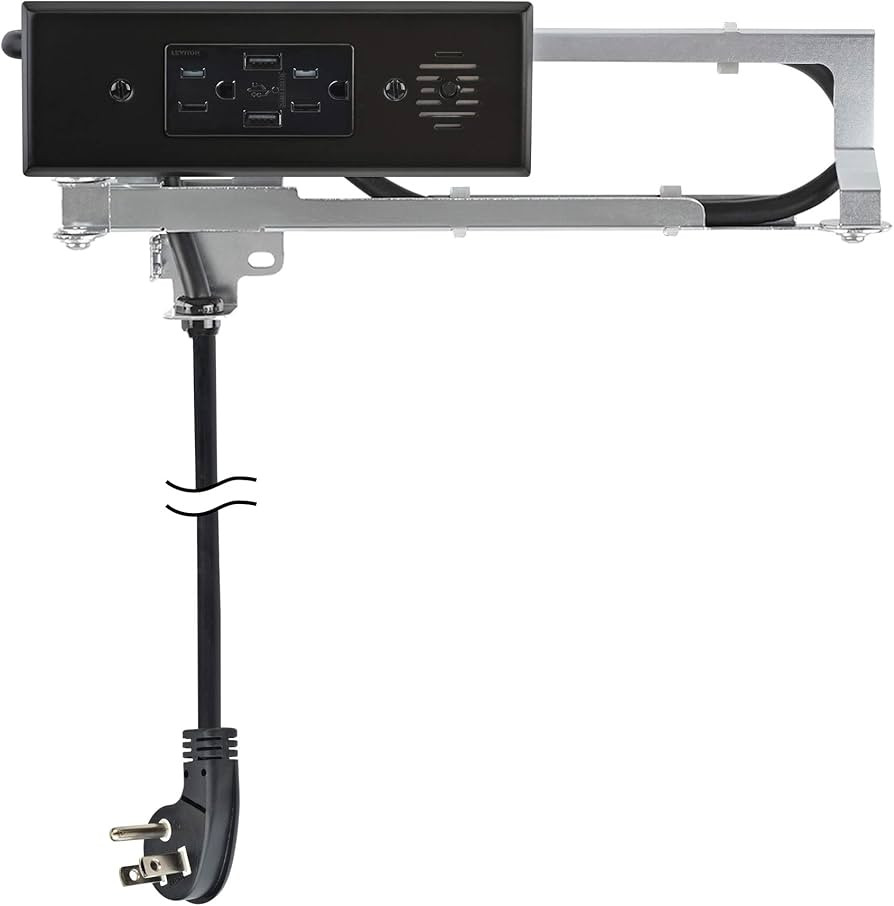 Docking Drawer Blade in-Drawer Outlet. (2) 15 amp AC outlets with (2) USB-A Ports. Black | Amazon (US)