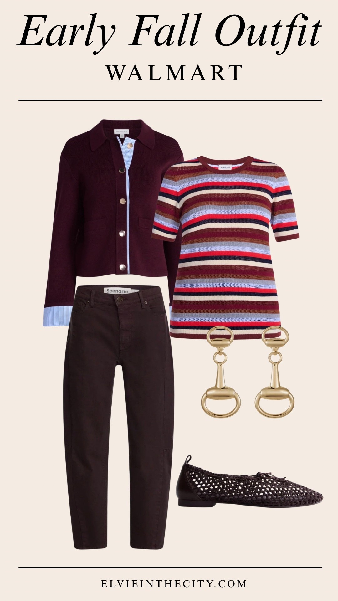 This early fall outfit from Walmart includes a jacket with cuff sleeves, short sleeve sweater, brown barrel jeans, knit flats, and gold earrings. 


Walmart finds, Fall outfit, Walmart outfit, over 50, midlife women

#LTKOver40 #LTKPetite #LTKSeasonal