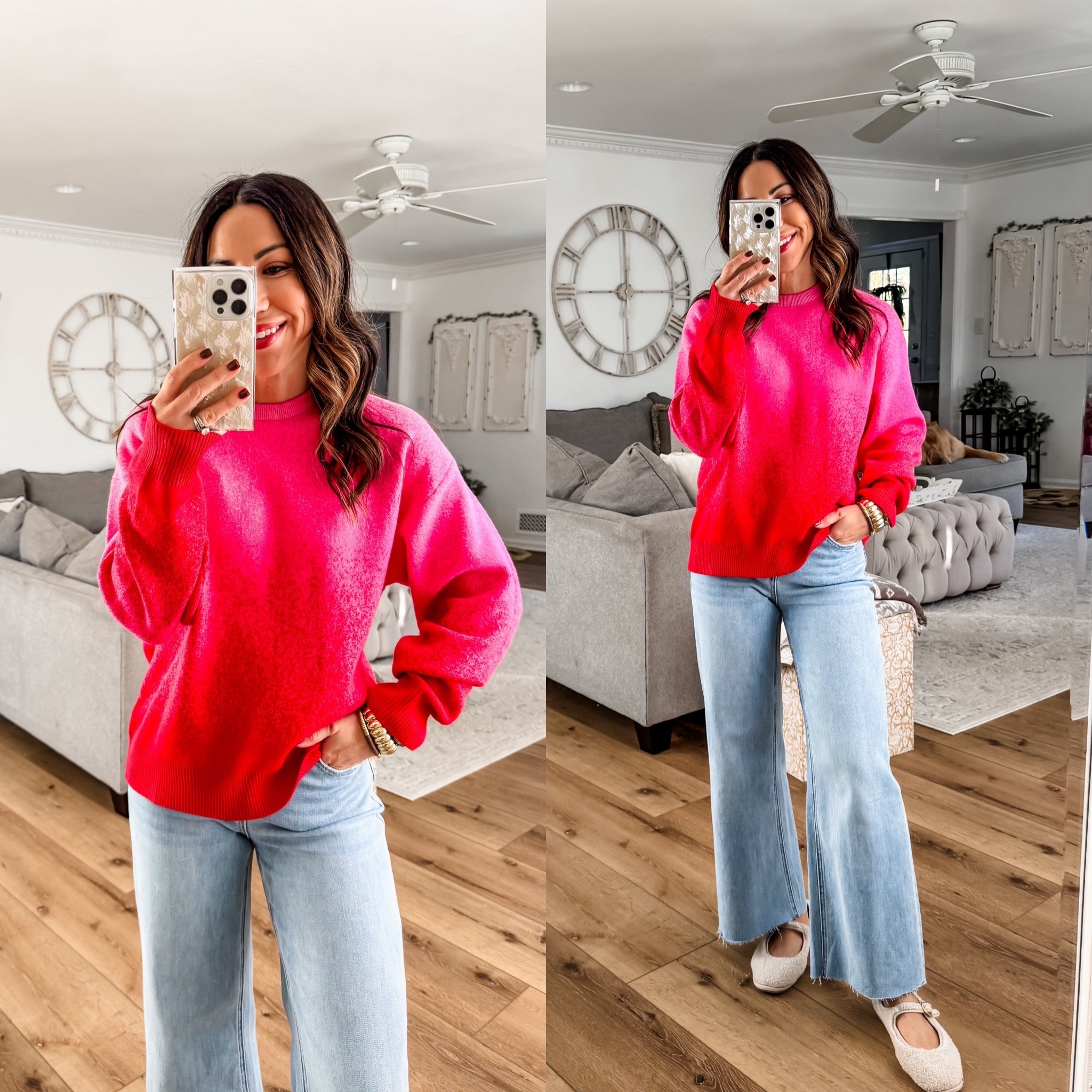 Jeans 25. Brighton jeans I cut. Sweaters small. Denim jacket small. Floral jacket XS. Leggings small. Shoes TTS. Jewelry code HOUSEOFLEO30. 




#LTKFindsUnder100 #LTKOver40