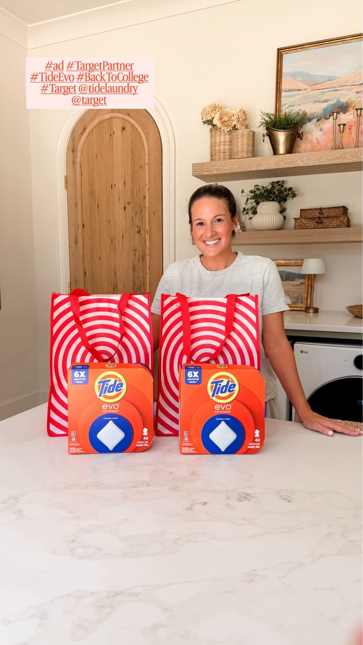 #ad #TargetPartner Laundry days just got a little easier 🧺 I picked up the new Tide evo ™️ laundry tiles at Target, and I love how simple they are to use - just toss in a tile and let it do the work. Perfect for keeping up with your never-ending loads and getting those fresh, clean towels every time. Shop everything linked below! @Target @tidelaundry #Tideevo #Target #BackToCollege

#LTKHome