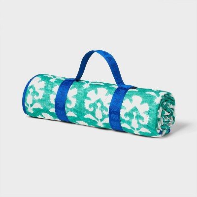 Stamped Floral Picnic Blanket Teal - Roller Rabbit x Target | Target