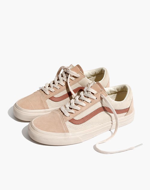 Madewell x Vans® Unisex Old Skool Lace-Up Sneakers in Camel Colorblock | Madewell